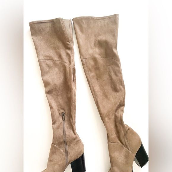 Marc Fisher Suede Leather Over the Knee Boot Women Size 7.5 - Picture 5 of 12